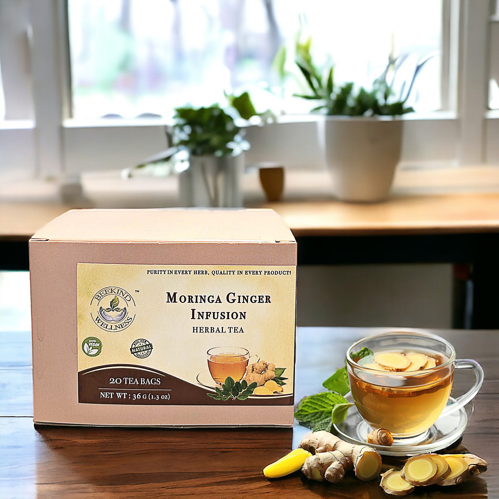 Moringa Ginger Infusion - 20 Tea Bags